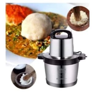 Mixeur Super Puissant Inox - Écrase Tout : Couscous, Plantains - 8L / 12L
