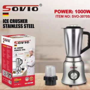 Moulinette Blender SOVIO 1000W - Broyeur à Glace Inox Qualité Allemande